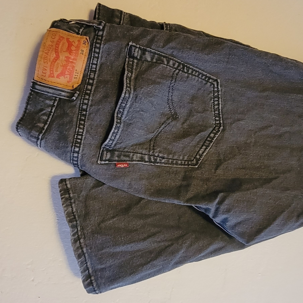 Levi's 511 Slim Fit Men Jeans, W38 L30, Black